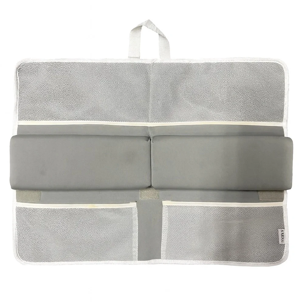 Toodly Paris Comfortable Baby Bath Elbow Rest Pad with Storage Pockets